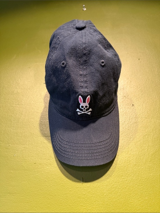 Psycho Bunny Other - Psycho Bunny Embroidered Skull Bunny Baseball Cap - Navy